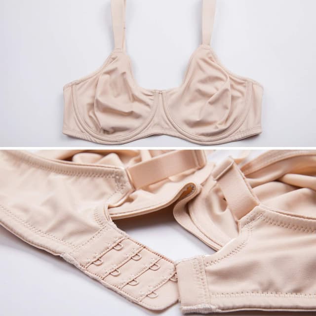 Detalle 2 de DELIMIRA Femme soutien-gorge minimiseur grande taille à armatures et maintien, tasse lisse