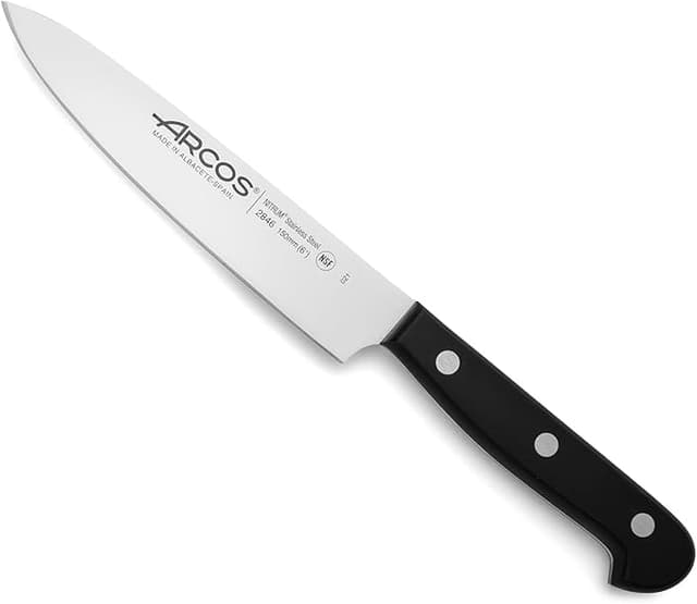 Detalle de Arcos Cuchillo Chef Inox 🥄 Perfecto para Pelar y Cortar