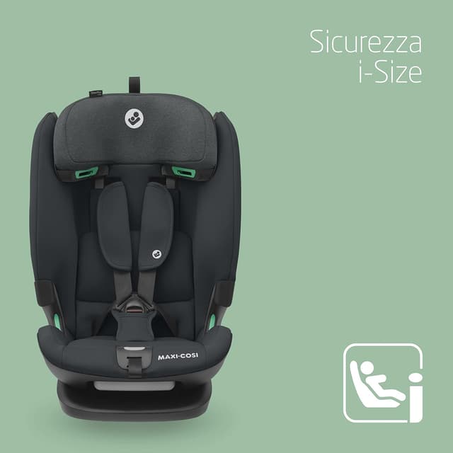 Detalle 2 de Maxi-Cosi Titan Plus i-Size seggiolino auto ISOFIX 76–150 cm (15 mesi–12 anni) Authentic Graphite