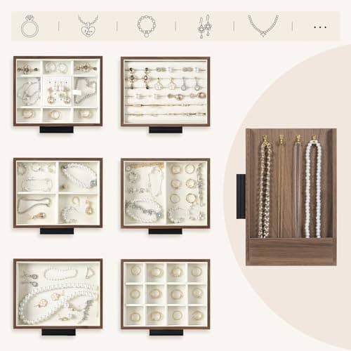 Thumbnail 4 de HOOBRO EBH12JB04 joyero 6 niveles