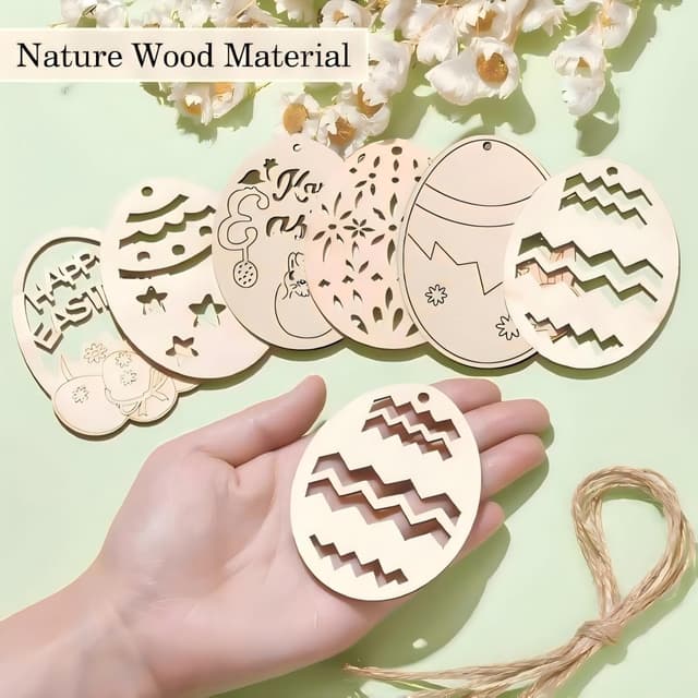 Thumbnail 2 de Easter Wooden Egg Crafts DIY kit