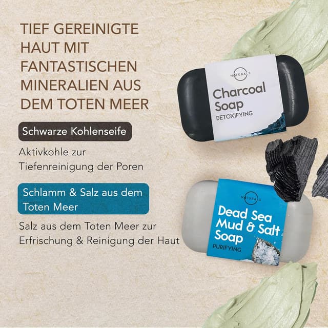 Detalle 2 de O Naturals 6 Stück Seifen Set 100% Bio Vegan