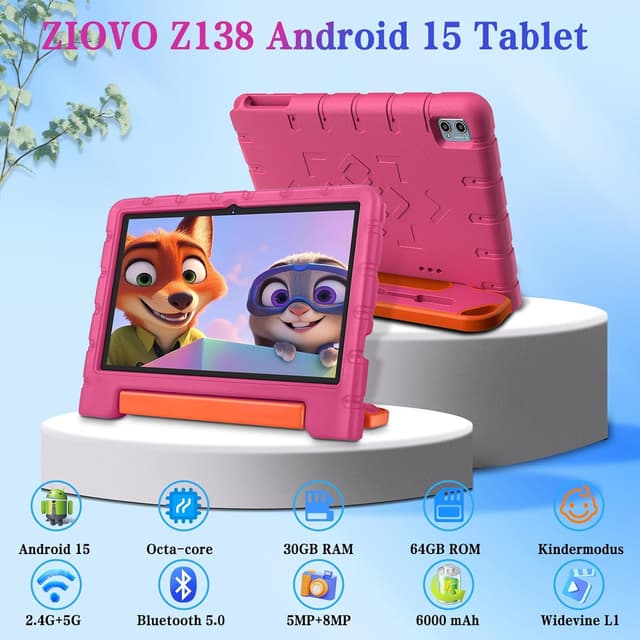 Thumbnail 1 de ZIOVO Z138 Kinder Tablet 10,1 Zoll