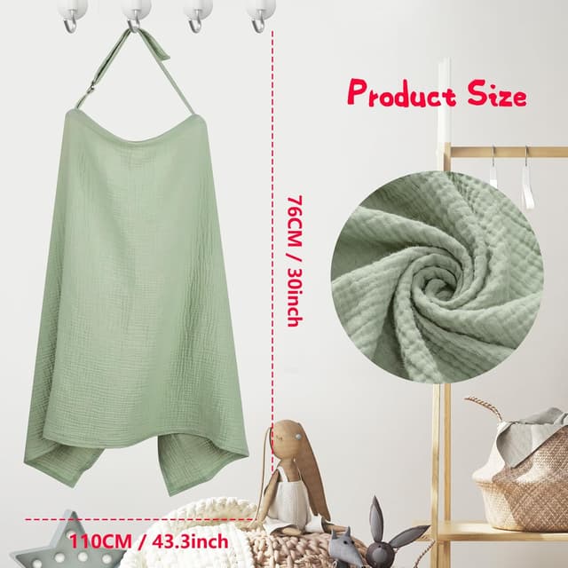 Thumbnail 5 de Cozary Copertura Allattamento 76x110 Verde