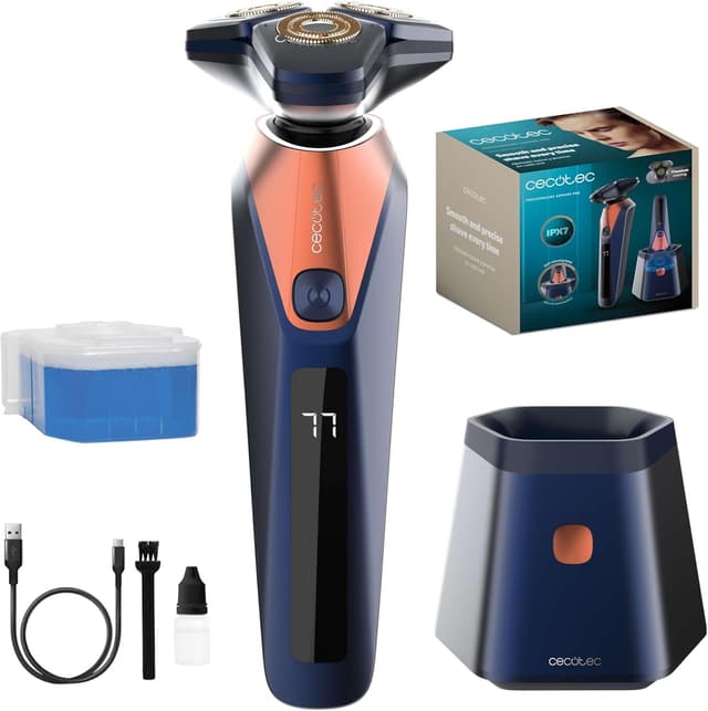 Imagen de Cecotec Afeitadora Rotativa PrecisionCare Aluminium Pro — autonomía 80 min en OfertitasTOP