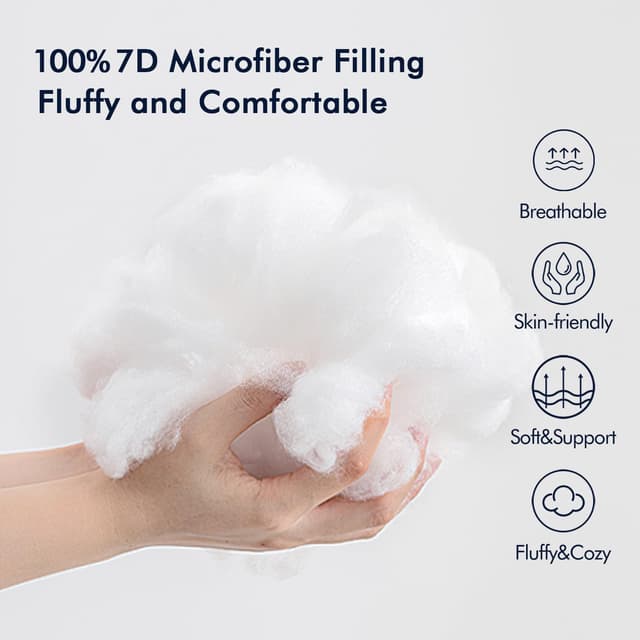 Detalle de MIULEE Outdoor Wetterfeste Kissenfüllung 40x40 cm – 2er-Set (wasserdichtes Innenkissen)