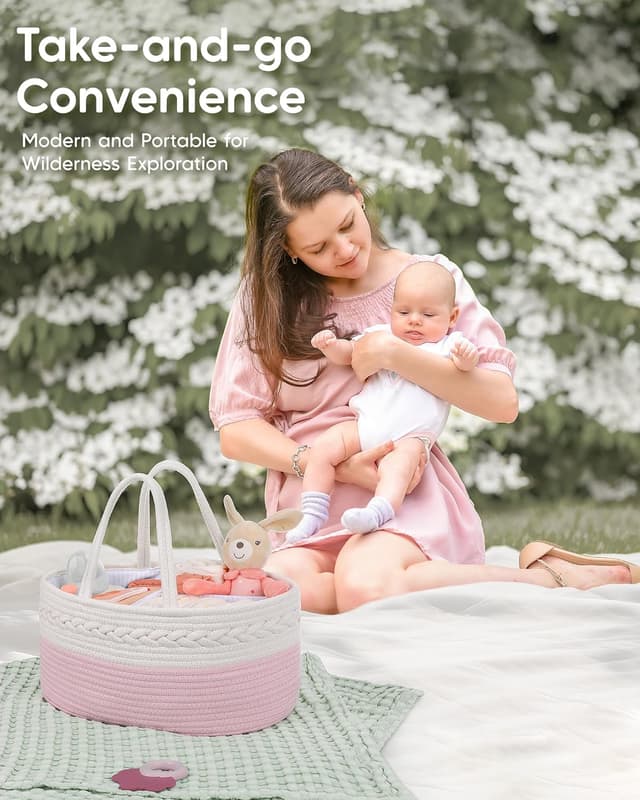 Thumbnail 5 de Maliton Cestino porta pannolini rosa L