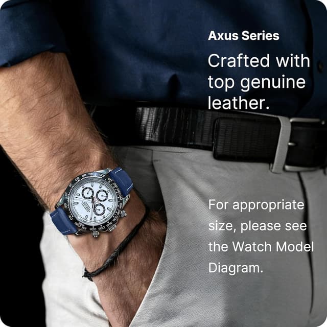 Thumbnail 2 de Fullmosa Cinturino in Pelle 22mm per Orologio