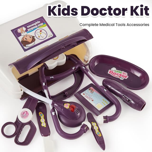 Thumbnail 6 de BUYGER Arztkoffer Kinder 22x19x9 cm 🩺