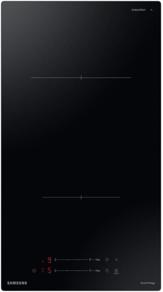 Detalle de Samsung Plaque de cuisson à induction AI 2 zones NZ32BG2005FKU1 avec WiFi SmartThings et Power Boost