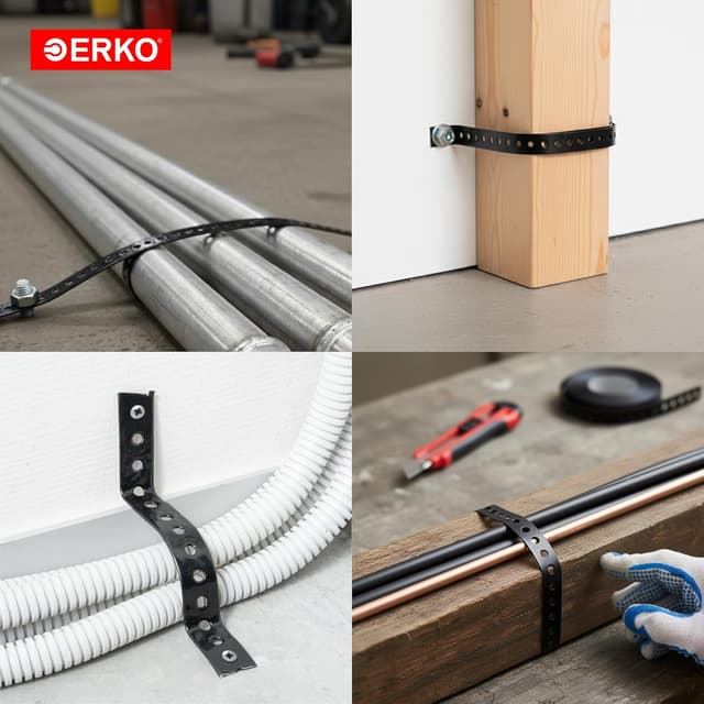 Thumbnail 4 de ERKO Cinta perforada galvanizada 19 mm x 10 m