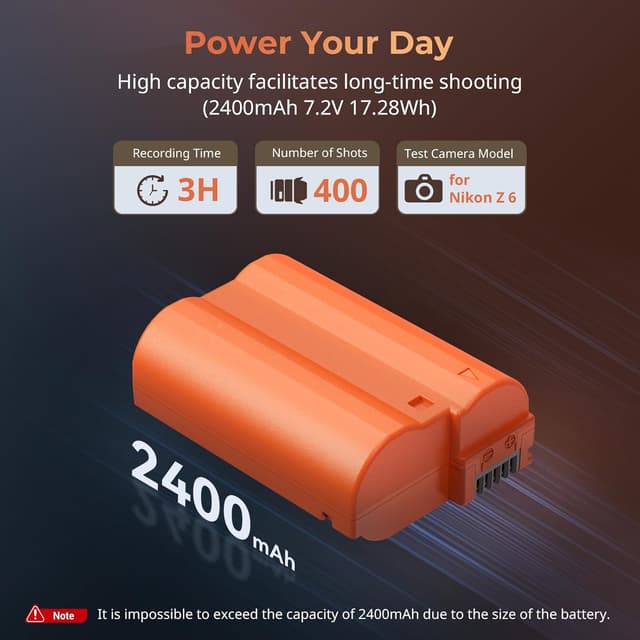 Thumbnail 1 de SMALLRIG EN-EL15C 2400mAh Kameraakku