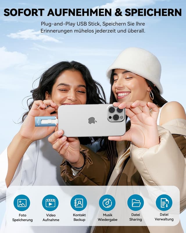 Thumbnail 3 de SUDEHO USB 256 GB für iPhone ⚡