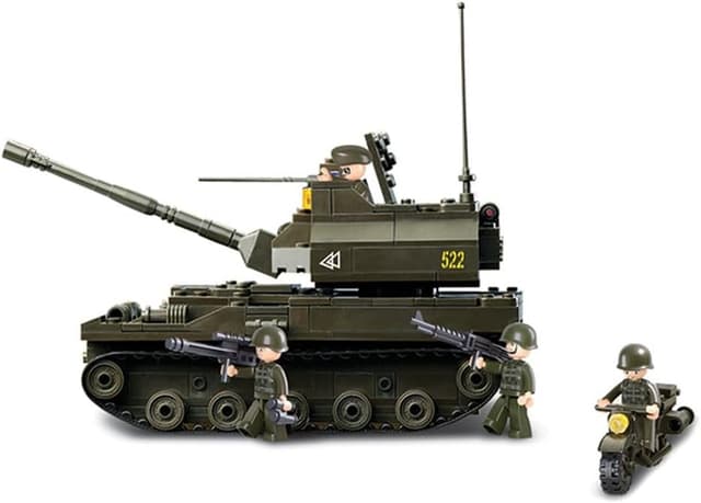 Detalle de Tank Building Bricks Set 258 pieces