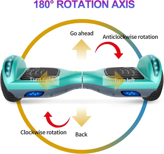 Detalle 2 de SISIGAD Hoverboard 6,5 pouces