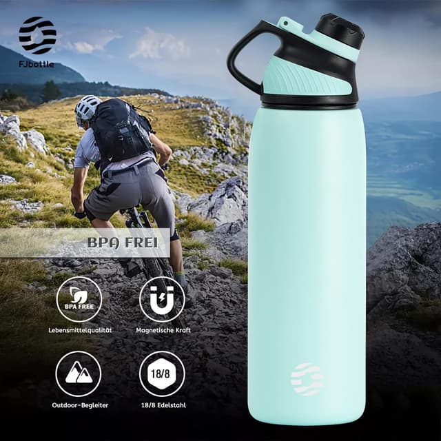 Thumbnail 4 de Fjbottle Edelstahl Trinkflasche 1 Liter