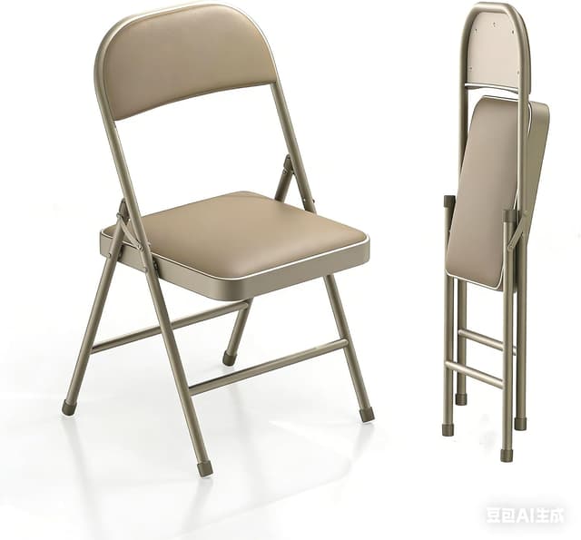 Detalle de Asdsed Set di 6 sedie pieghevoli 160 kg