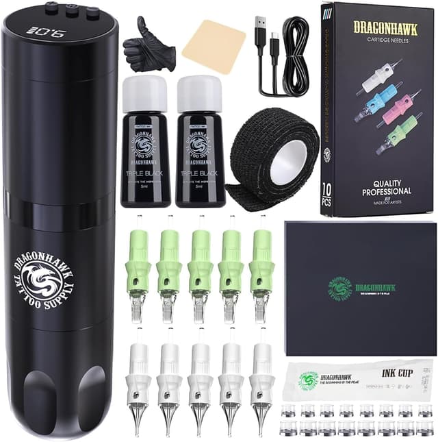 Imagen de Dragonhawk X3 Machine à tatouer 1500mAh 🖊 en OfertitasTOP