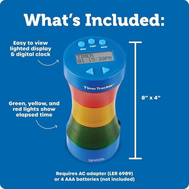 Thumbnail 5 de Learning Resources Time Tracker 2.0 timer didattico per bambini ⏱