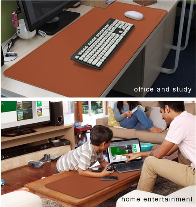 Detalle 2 de Schreibtischunterlage ZORESYN XL 90x40 cm PU-Leder