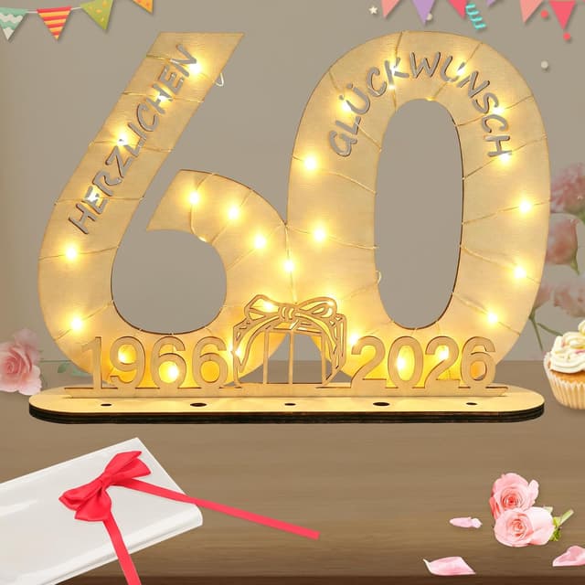Detalle de Seutgjie Deko 60 Geburtstag Geldgeschenke
