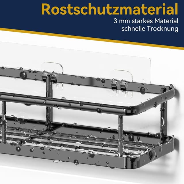 Thumbnail 4 de YASONIC Duschregal ohne Bohren 3er Set