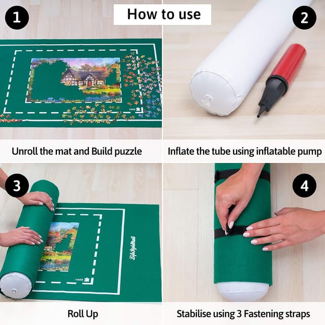 Thumbnail 2 de LifeStyleMall Jigsaw Mat Roll Up 1500