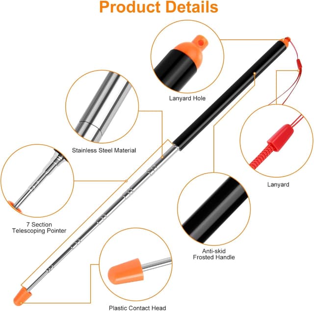 Detalle 2 de Vicloon Bacchetta Telescopica 120 cm