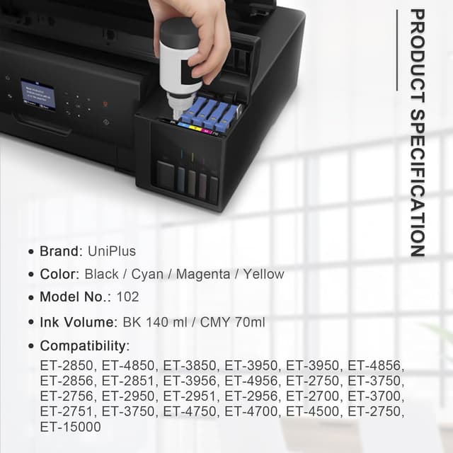 Detalle 2 de UniPlus Tinte ET-2850 kompatible Patronen