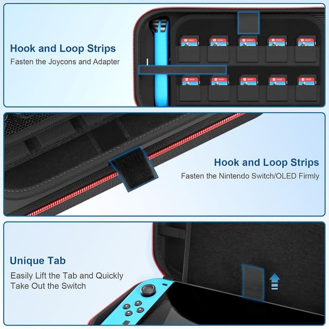 Thumbnail 5 de Fenolical Tasche Nintendo Switch OLED 20 Spiele