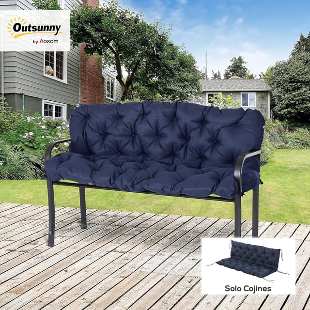 Detalle 2 de Outsunny Cojín para Banco 150x98x8 cm