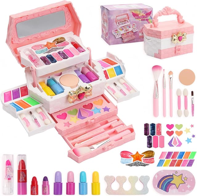 Imagen de iFunLong Kids Makeup Set washable for ages 3โ12 ๐ en OfertitasTOP