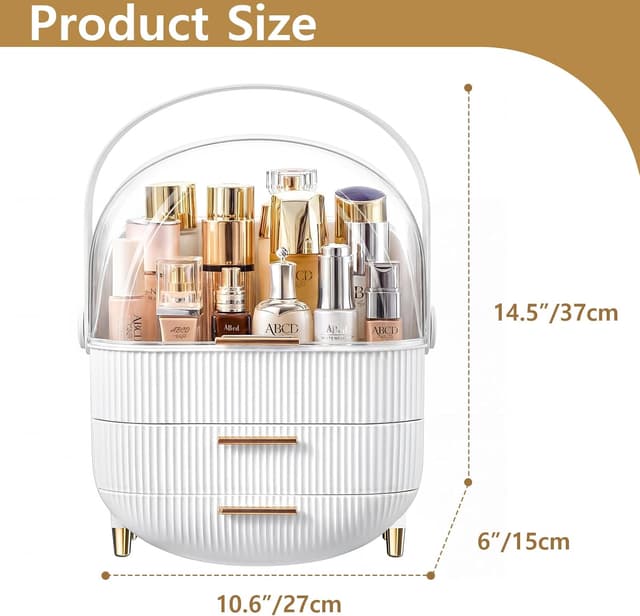 Detalle 2 de NestOrganix Makeup Organizer 13.5in