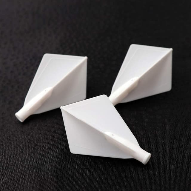 Detalle de CUESOUL TERO AK4 Dart Flights Standard Slim (ensemble de 3) – forme diamant, micro-ligne de renfort