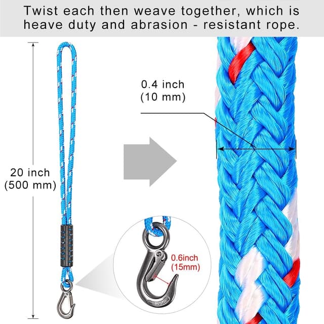 Detalle 2 de BeneLabel 2er Schaukel Befestigung Seil