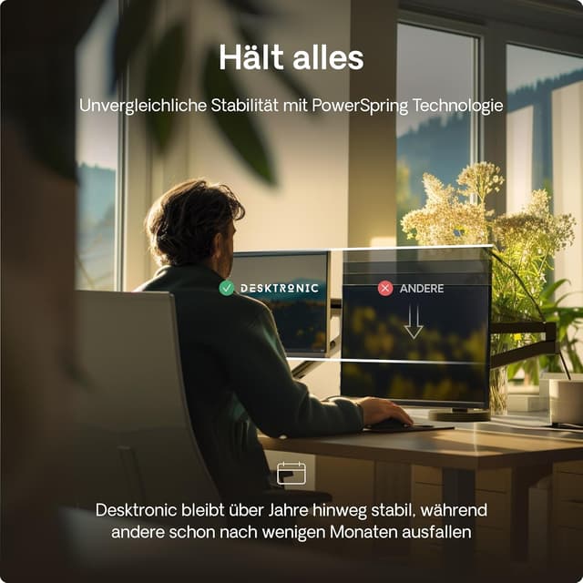 Thumbnail 6 de Desktronic Monitorhalterung 34 Zoll 8 kg