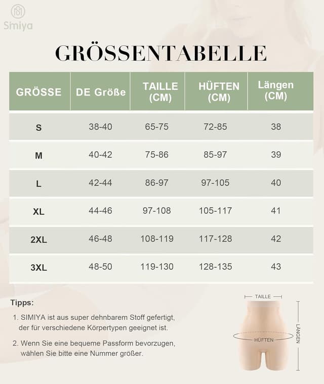 Thumbnail 5 de SIMIYA Bauchweg Unterhose Hohe Taille