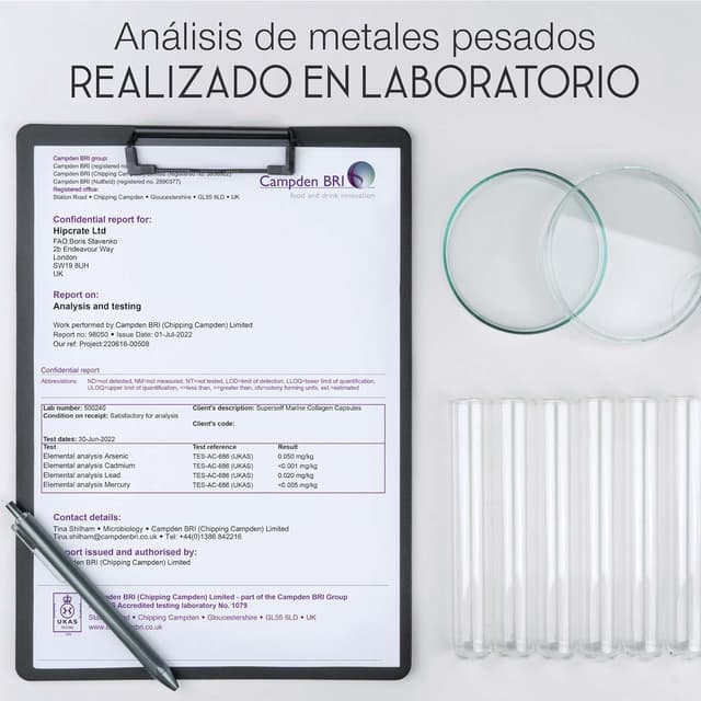 Thumbnail 4 de Colágeno Marino Hidrolizado 2400 mg con Ácido Hialurónico 💧