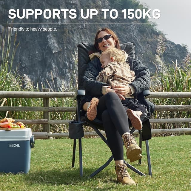 Detalle de Ever Advanced Luxury Camping Chairs 150kg