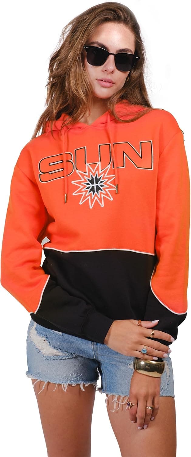 Detalle de Ultra Game Women’s WNBA Official Super Soft Stellar Hoodie Sweatshirt