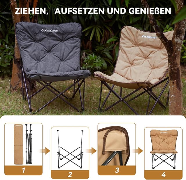 Thumbnail 6 de KingCamp Sedia pieghevole 136 kg