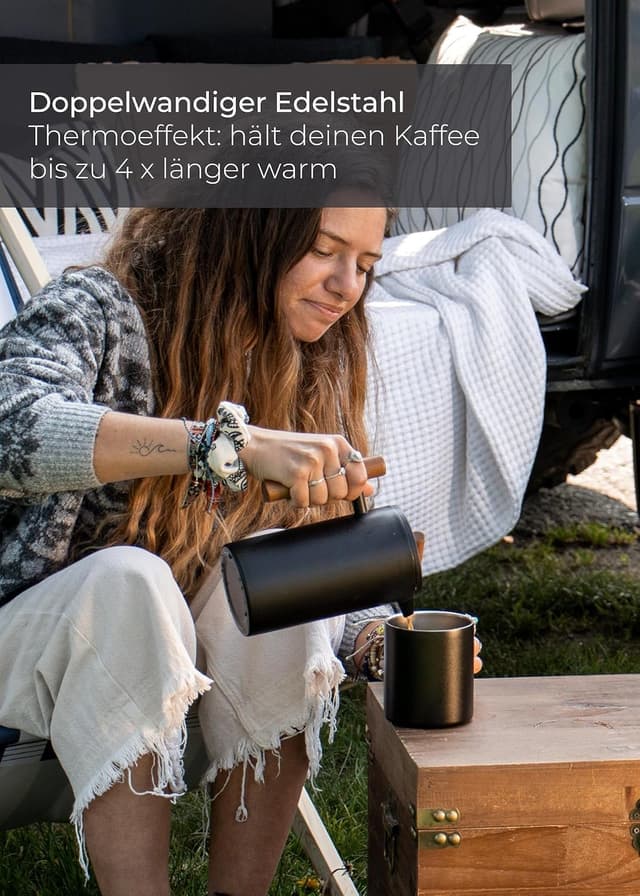 Thumbnail 2 de Lambda Coffee® Cafetera Francesa Térmica de Acero Inoxidable