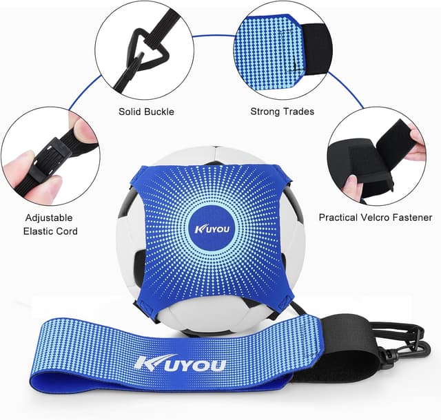 Detalle de KYOU Football Kick Trainer belt, fits Size 3-5