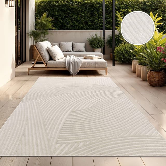 Detalle 2 de Tapis TT Home 240x340 cm motif géométrique