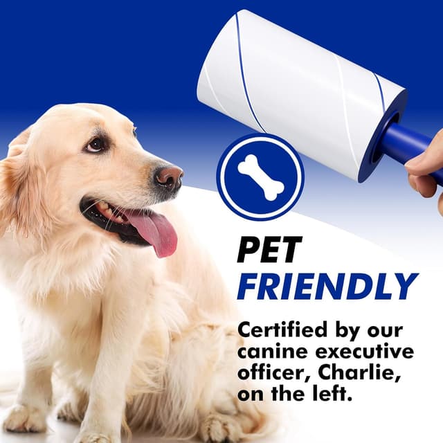 Detalle de Mage Value 1200 Sheets Lint Roller Set with 6 Upgraded Handles (6 Rollers + 6 Refill)