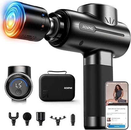 Imagen de RENPHO Pistola de Masaje con Calor y Frío 💆♂️ en OfertitasTOP