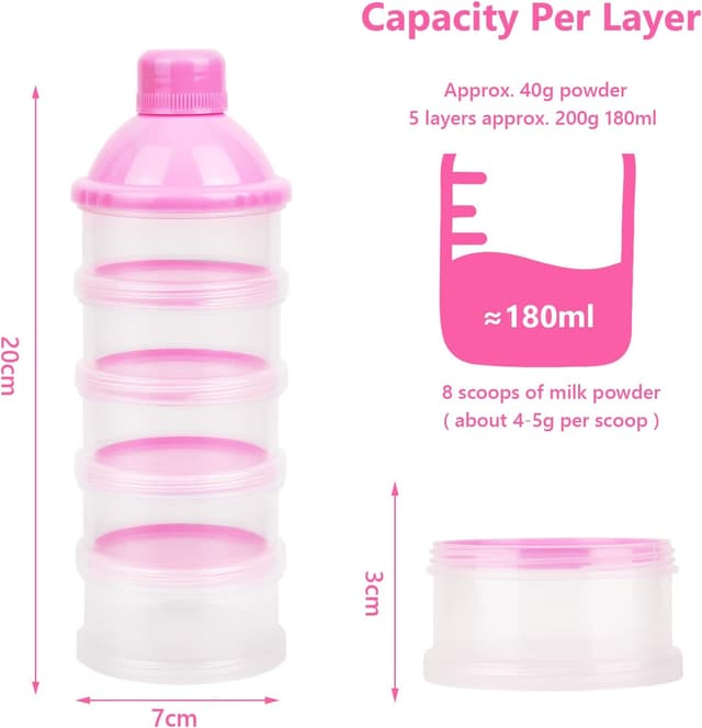 Thumbnail 1 de Vicloon Milk Powder Dispenser 2-Pack