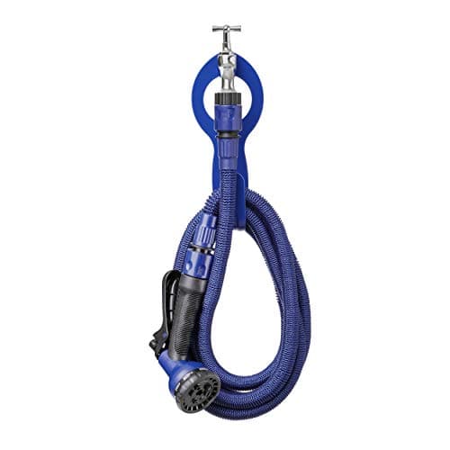 Detalle 2 de Tatay Kit Manguera Extensible Superflex 7,5 m con pistola de riego de 8 posiciones (conector universal 3/4"-1/2")
