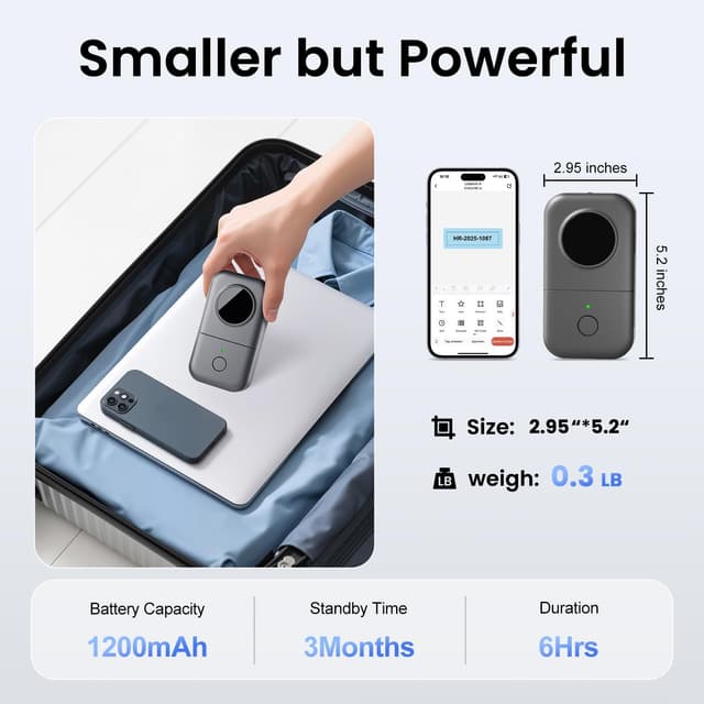 Thumbnail 6 de Phomemo D30 Bluetooth label printer D30