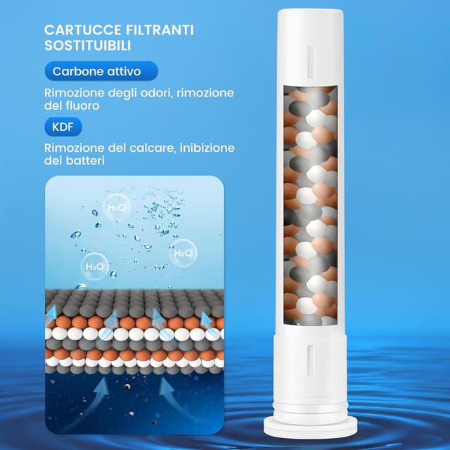 Detalle de berssen Soffione Doccia pulsante 100 mm